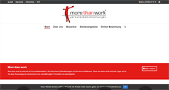 Desktop Screenshot of more-than-work.de